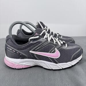 Nike Vapor Quick 2 Shoes Womens Size 7 Gray Pink Running 386516-004 Sneakers
